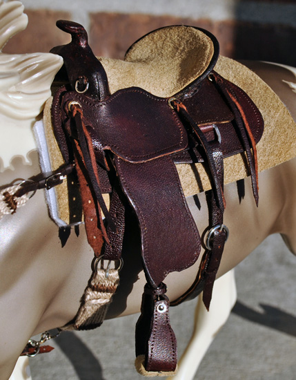 Python Print Saddle Pouch Western Horse Tack 